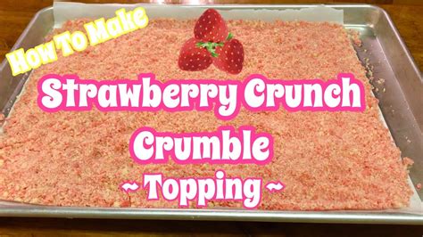 Easy Strawberry Shortcake Crumble Recipe Deporecipe Co