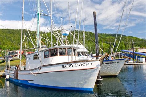 Alaska Hoonah Harbor Fishing Boats Editorial Photo - Image of american ...