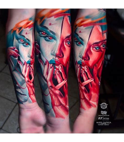 Inkppl Tattoo Magazine Instagram Amazing Color Realism By Maya