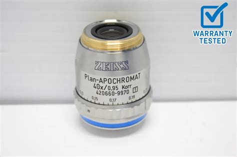 Zeiss Plan Apochromat X Oil Microscope Objective Unit