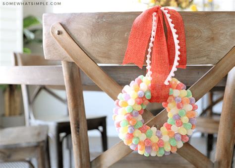 Gumdrop Wreath Tutorial - from Somewhat Simple Living