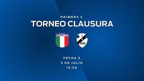 Sp Italiano Vs Claypole En Vivo Fecha Torneo Clausura Primera