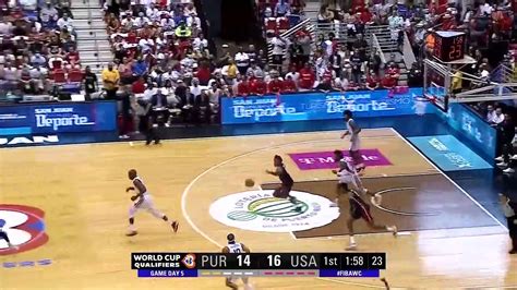 Puerto Rico Vs Usa Highlights Fibawc Qualifiers Video