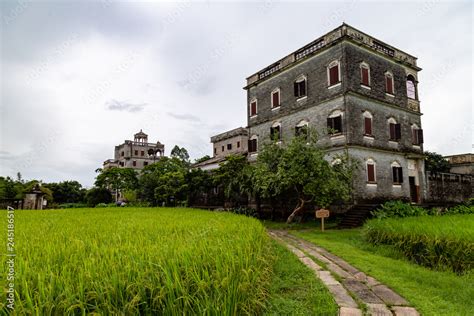 July Kaiping China Kaiping Diaolou In Zili Village Near