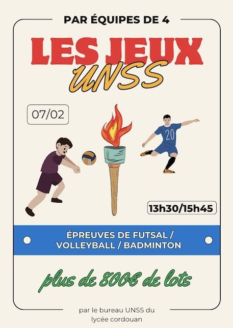 Jeux UNSS 2024 un Grand Succès Lycée Cordouan Royan