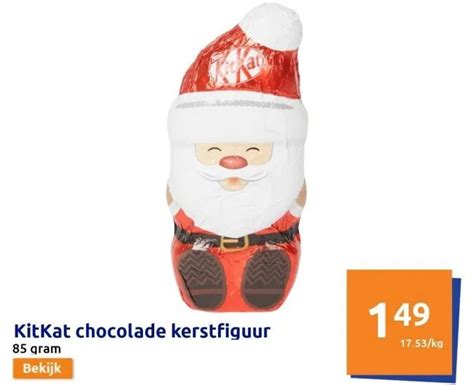 Kitkat Chocolade Kerstfiguur Aanbieding Bij Action