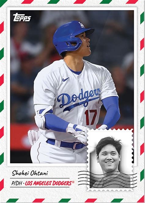 ドジャース大谷カードが早くも3枚目 TOPPSHolidayでトナカイに変身コラム MLB Trading Card