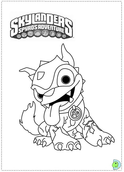 Skylanders Coloring page- DinoKids.org