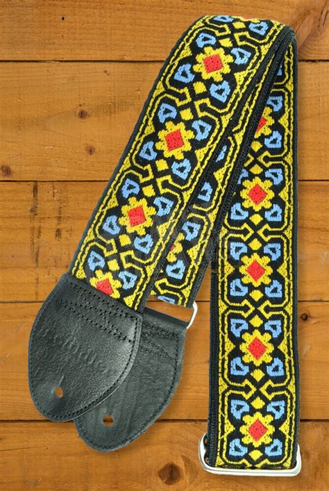 Souldier Classic Guitar Straps Fillmore Blueyellow