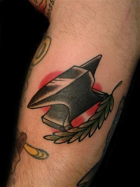 Traditional Anvil Tattoo