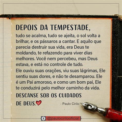Sob Os Cuidados Ou Sobre Os Cuidados - Descanse sob os cuidados de Deus. | Mensagem sobre o tempo, O cuidado ...