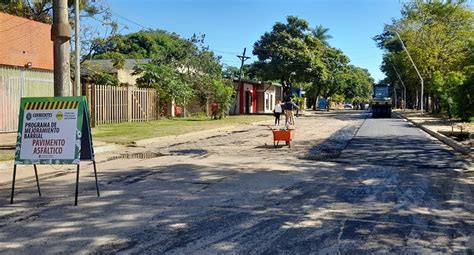 El Intendente De Ituzaing Inaugur Obras De Asfalto Y Repavimentaci N