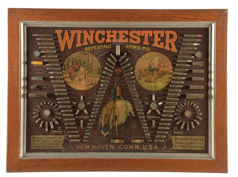 Lot Detail CIRCA 1890 S SINGLE W WINCHESTER CARTRIDGE BOARD