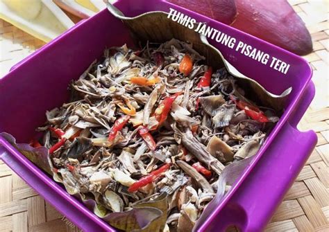 Resep Tumis Jantung Pisang Teri Oleh Arum Kusuma Cookpad