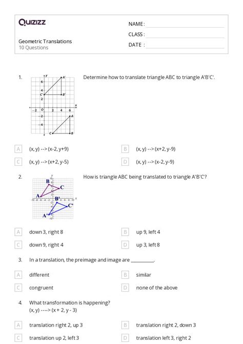 Translations Worksheets For Th Grade On Quizizz Free Printable