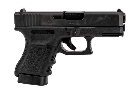 Glock S Acp Sub Compact Pistol Round Black Glph