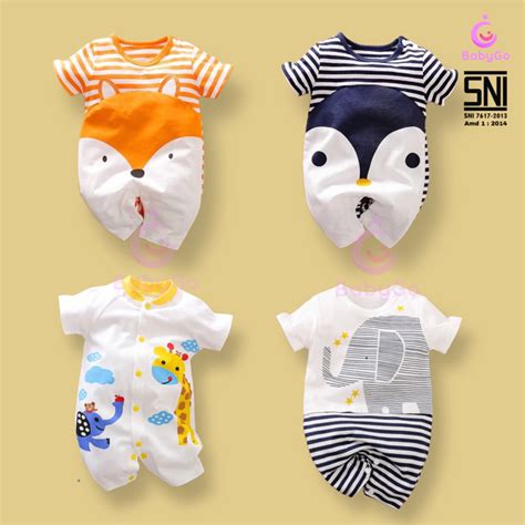 Jual Nooc Baju Romper Bayi Fashion Jumper Bayi Romper 0 12 Bulan Laki