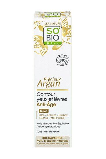 Contour Yeux Et L Vres Pr Cieux Argan So Bio Tic Ayanature