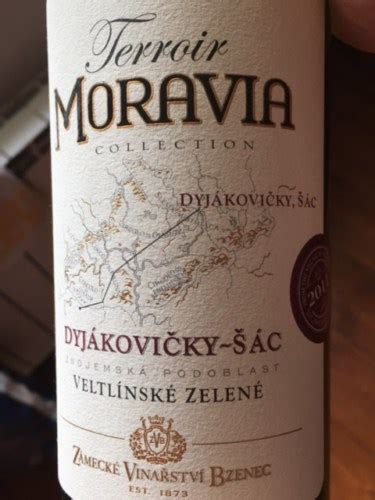 Terroir Moravia Dyjákovičky Šác Veltlínské Zelené Vivino Australia