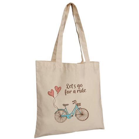 Tote Bag Personnalis En Coton Naturel G X Cm Madurai