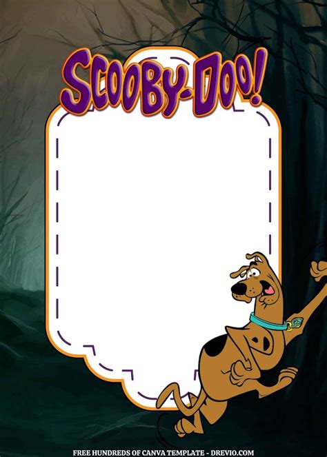 Download Now 20 Scooby Doo Canva Birthday Invitation Templates Scooby