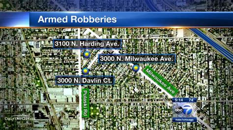 Police Warn Of Logan Square Armed Robberies Abc7 Chicago