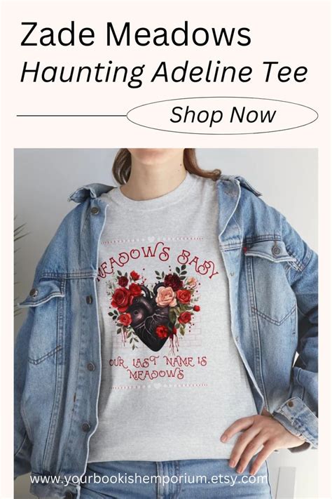 Zade Meadows Haunting Adeline Tee Booktok Merch T Shirt Etsy In 2023