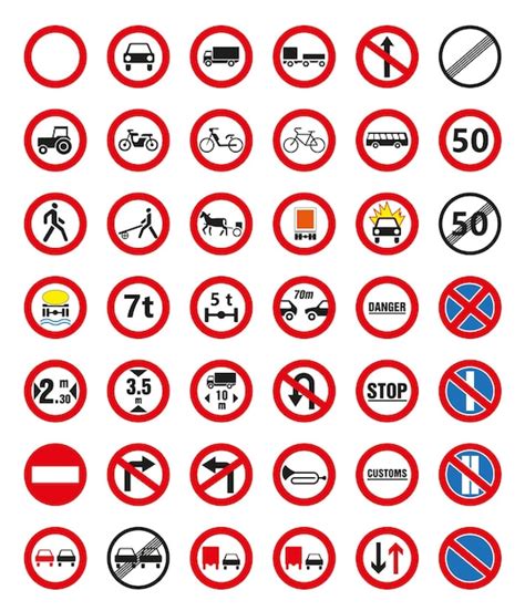 Prohibitory Road Signs