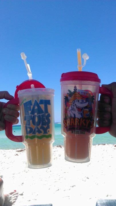 Sharky S Beachfront Restaurant And Tiki Bar On Panama City Beach Tiki