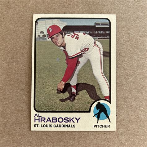 1973 Topps Baseball Al Hrabosky St Louis Cardinals Card 153 EBay