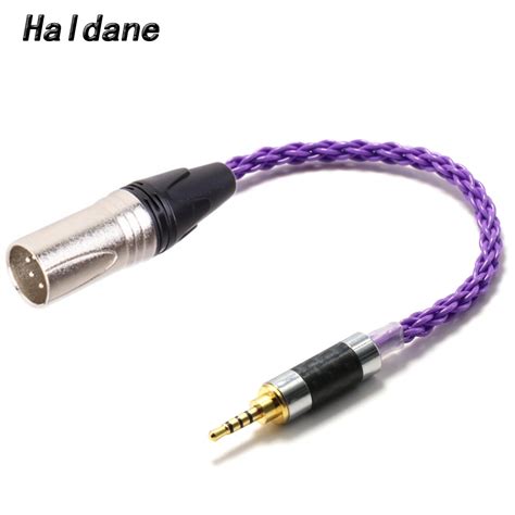 Haldane HIFI 10cm 2 5mm TRRS Balanced Male To 4 Pin XLR Balanced Male