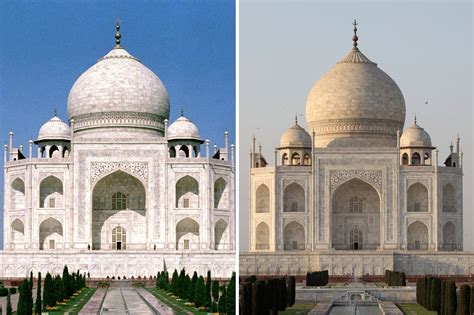 Indian Government Ordered To Fix Taj Mahals Worrying Colour Change