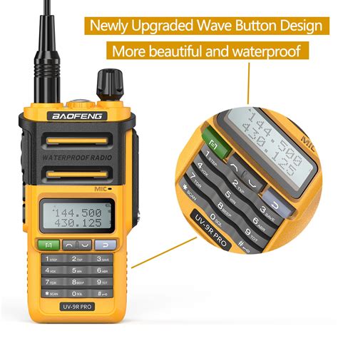 2022 Baofeng Uv 9r Pro Ip68 Waterproof Dual Band Radio Handheld Walkie Talkie Top Two Way Radio