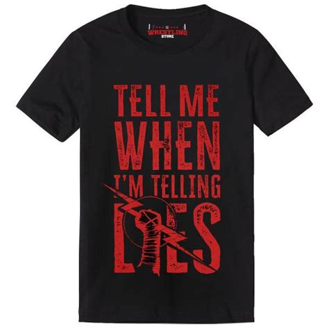 Buy CM Punk Tell Me When I Am Telling Lies T Shirt Online In Pakistan