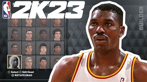 How To Make Your Myplayer Look Exactly Like Hakeem Olajuwon In Nba K