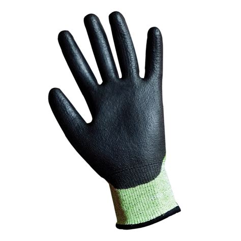 J1s Pred Green Cut Resistant Gloves Pu Coated Rsis