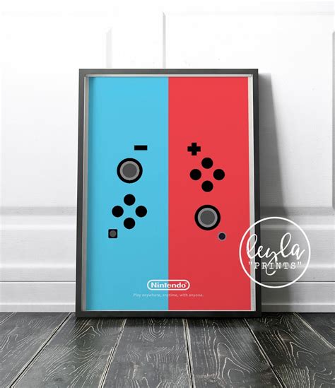 Nintendo Switch Poster Gaming Print A6/A5/A4/A3 | Etsy