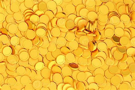 Group Of D Gold Coins Background Stock Photo At Vecteezy