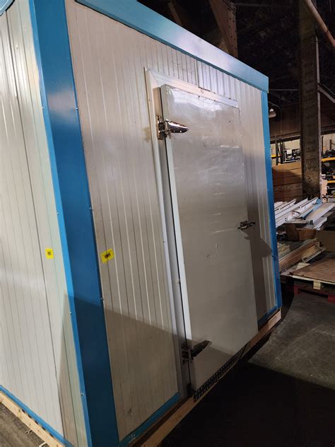8' 1" x 12' x 8' 4" Walk in freezer w/ man door, ceiling & floor w/ 3