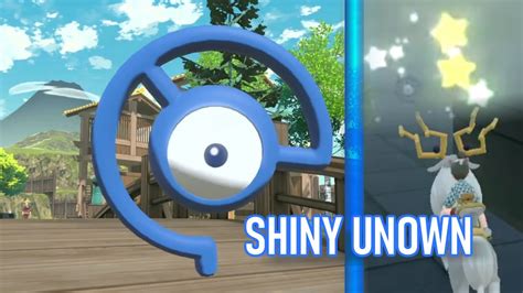 592 LIVE Shiny Unown C In Legends Arceus YouTube