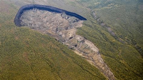 World’s Biggest Permafrost Crater 'Batagaika Crater' Thaws Due to ...