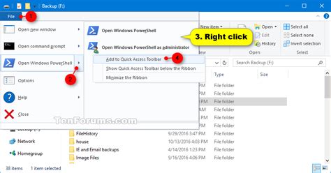 Add Or Remove Quick Access Toolbar Items In Windows 10 File Explorer Tutorials