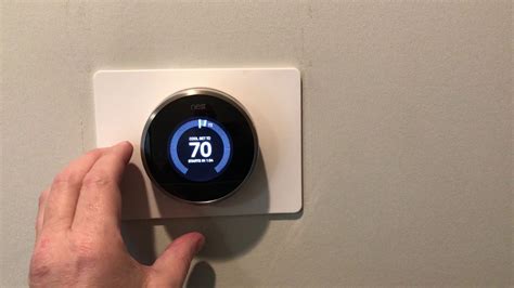 Nest Thermostat Adjustments Turning Temperature Up And Down YouTube