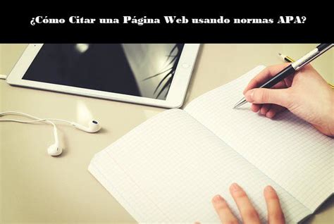 Cómo Citar Páginas Web con Normas APA