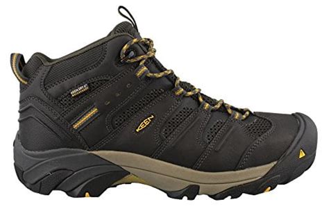 Keen Utility Mens Lansing Mid Steel Toe Waterproof Work Boot 10 Raven