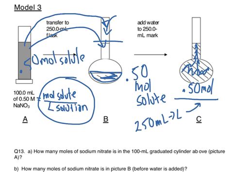 Molarity Models 1 3 Science Chemistry Solutions Chemistry Showme