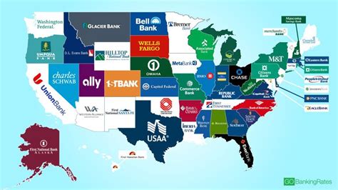 Bank Of America Locations In USA Map | Printable Map Of USA