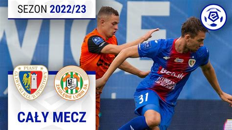 2 2 Piast Gliwice Zagłębie Lubin CAŁY MECZ Ekstraklasa 2022 23