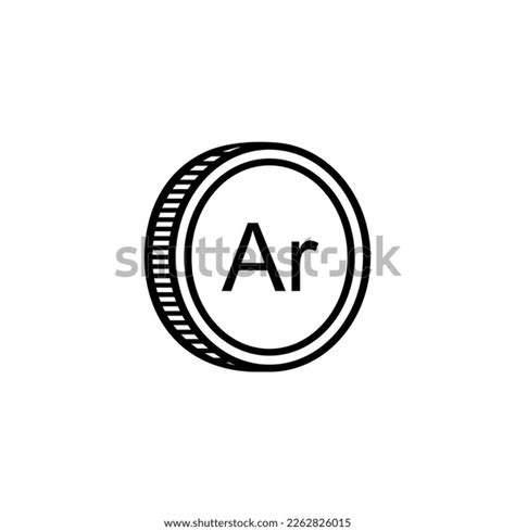 Madagascar Currency Symbol Malagasy Ariary Icon Stock Vector (Royalty ...