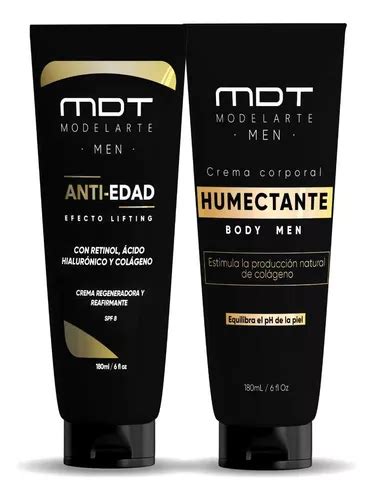 Kit Crema Antiedad Humectante Para Hombre Modelarte Envío Gratis